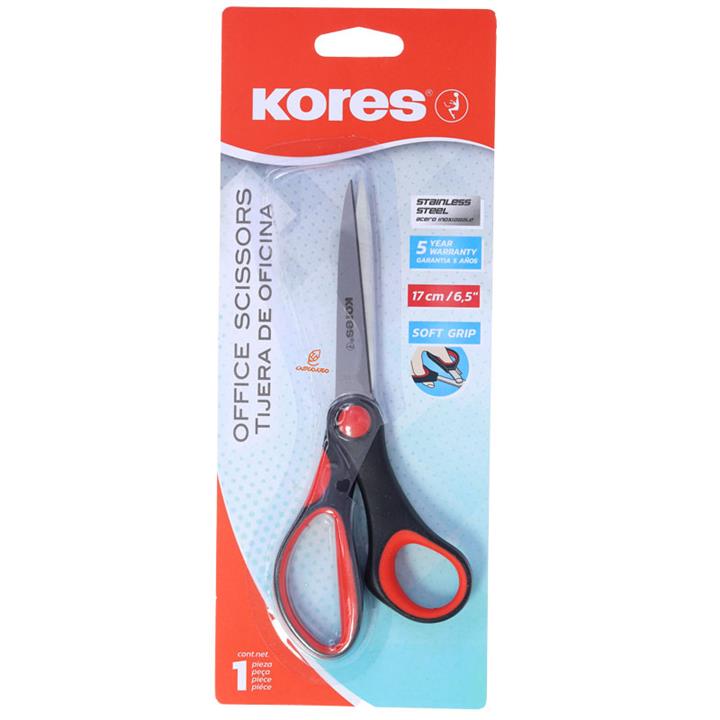 قیچی اداری 17 سانت مشکی مدل 35217 کورس KORES